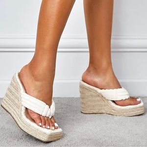 Square toe sandal heels